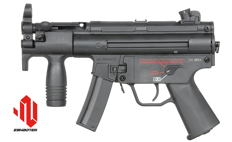 Licenseret H&K MP5K CM.041K Replica med Eshooter ETU, GEN-2