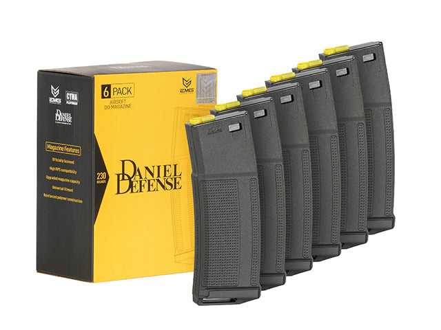 210-round Daniel Defense M4/AR-15 Mid-Cap Magasiner, 6-pack