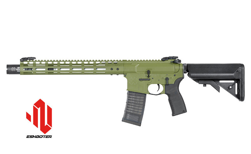 Noveske 13.7" INFIDEL AEG Riffel Eshooter ETU, GEN-2 - Bazooka Grøn