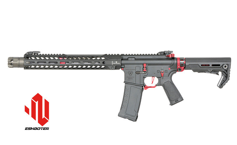 Strike industries 13.5" Raiders Competition Karabin AEG Riffel, GEN-2 - Rød