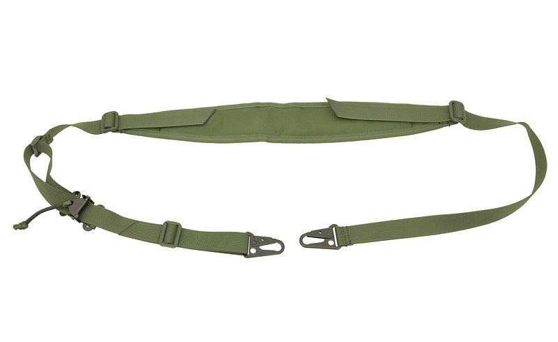 Two-point tactical sling with quick adjustment