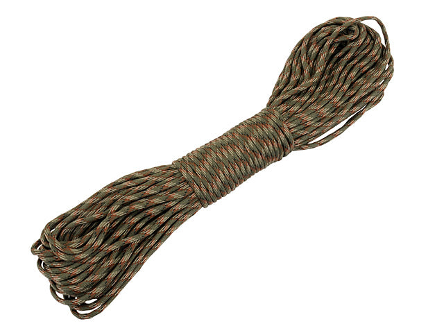 30m Nylon Paracord - Forest Camo