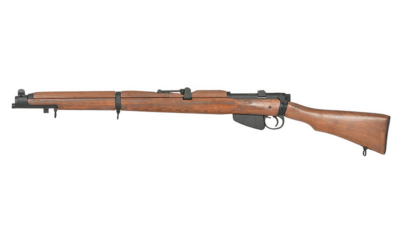 WWII SMLE No.1 MK III Bolt-Action Riffel Replica - ægte træ