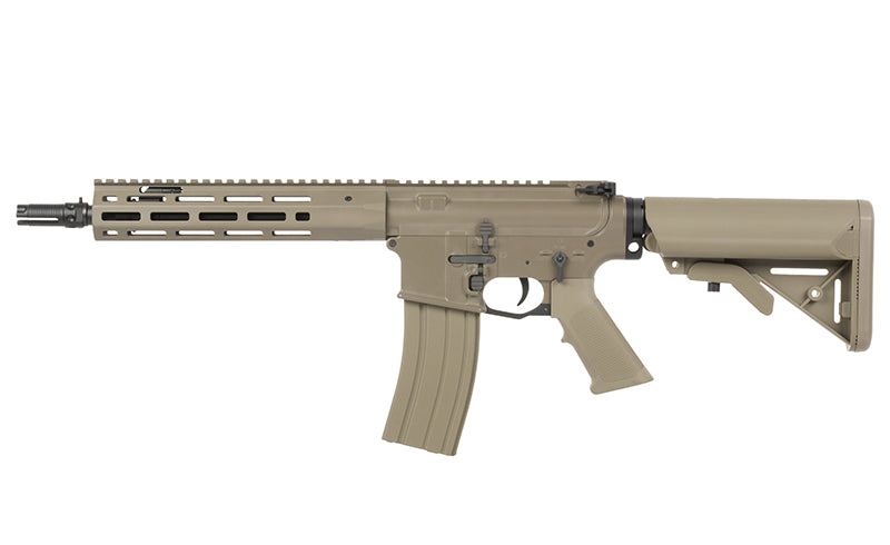 WE13 DSG 9,5" M4/AR-15 Knight's Armament Airsoft Riffel, 50 RPS, ETU - TAN