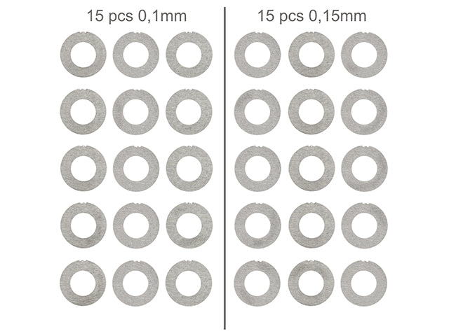 Metal Gear Spacer 0.1mm & 0.15mm