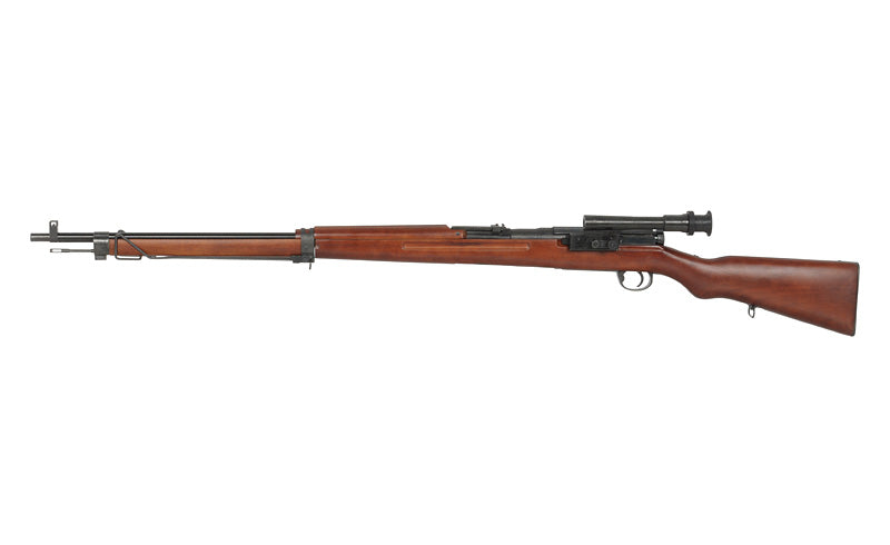 Type 97 bolt-action airsoft riffel - ægte træ