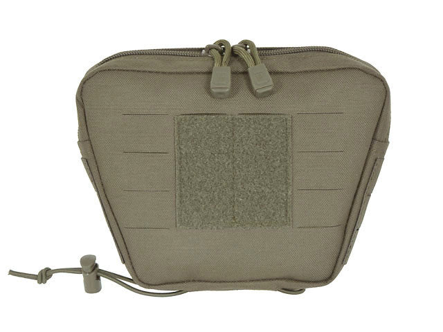 Lower utility pouch for accessories with shockcord retention, Laser Cut