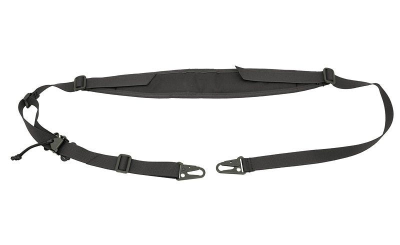 Two-point tactical sling with quick adjustment