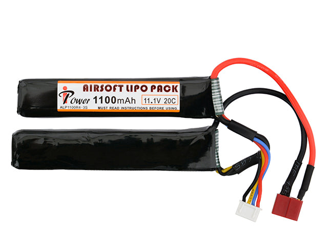 Batteri LiPo 1100mAh 11,1V 20C - Deans