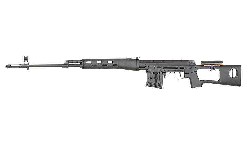SVD Airsoft Bolt Action Sniper Riffel - Sort