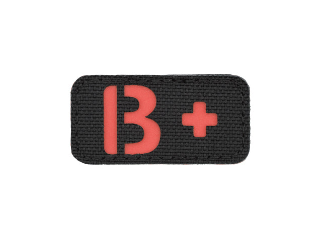 Laser Cut B+ Blood Type Patch