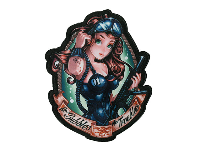 No Bubbles Printed Patch