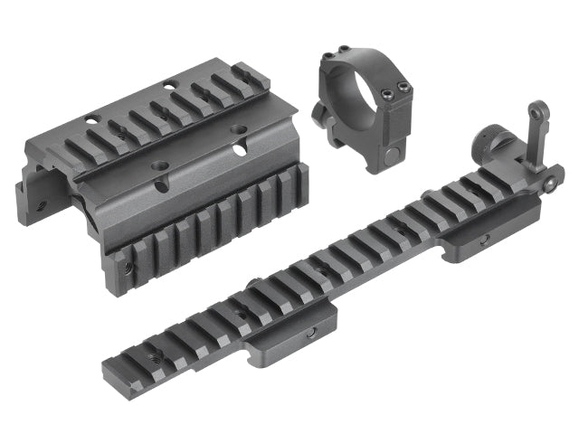 Replica Style NADS Montage 30mm Kikkertsigte Ring Assembly (7.62 Version) - Sort