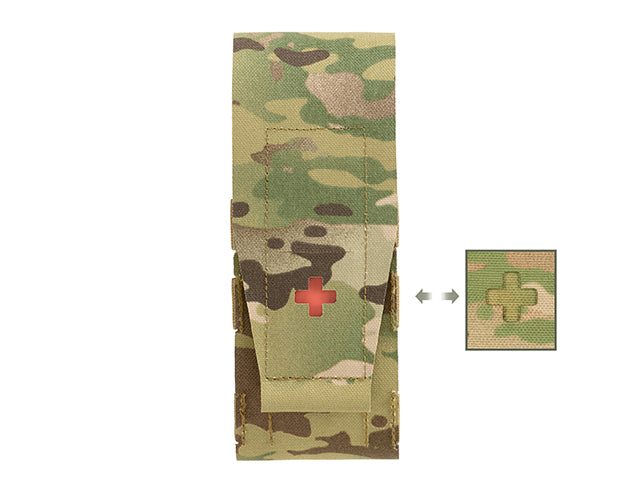 Laser Cut Medical Panel Insert for AR Magazine Pouch - Multicamo