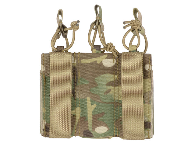 Triple Elastic Pistol Magazine Pouch Laser-cut - Multicamo