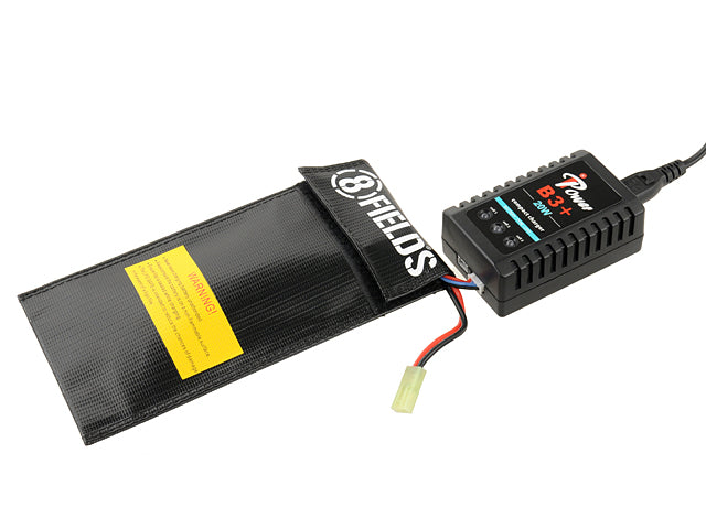 Small bag for safe charging of LiPo batteries