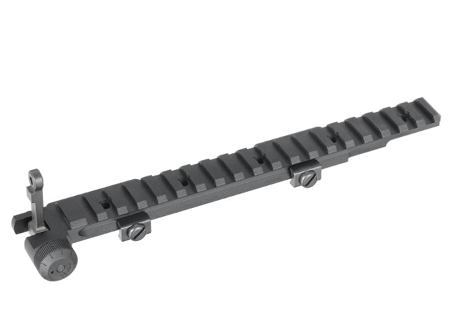 7.62 Riser Kikkertsigte Montage - Sort