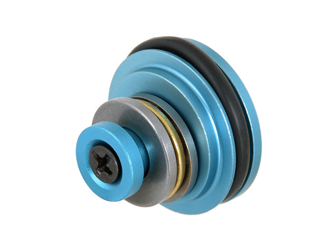 Aluminium Stempel Head med Bearing, 8 holes