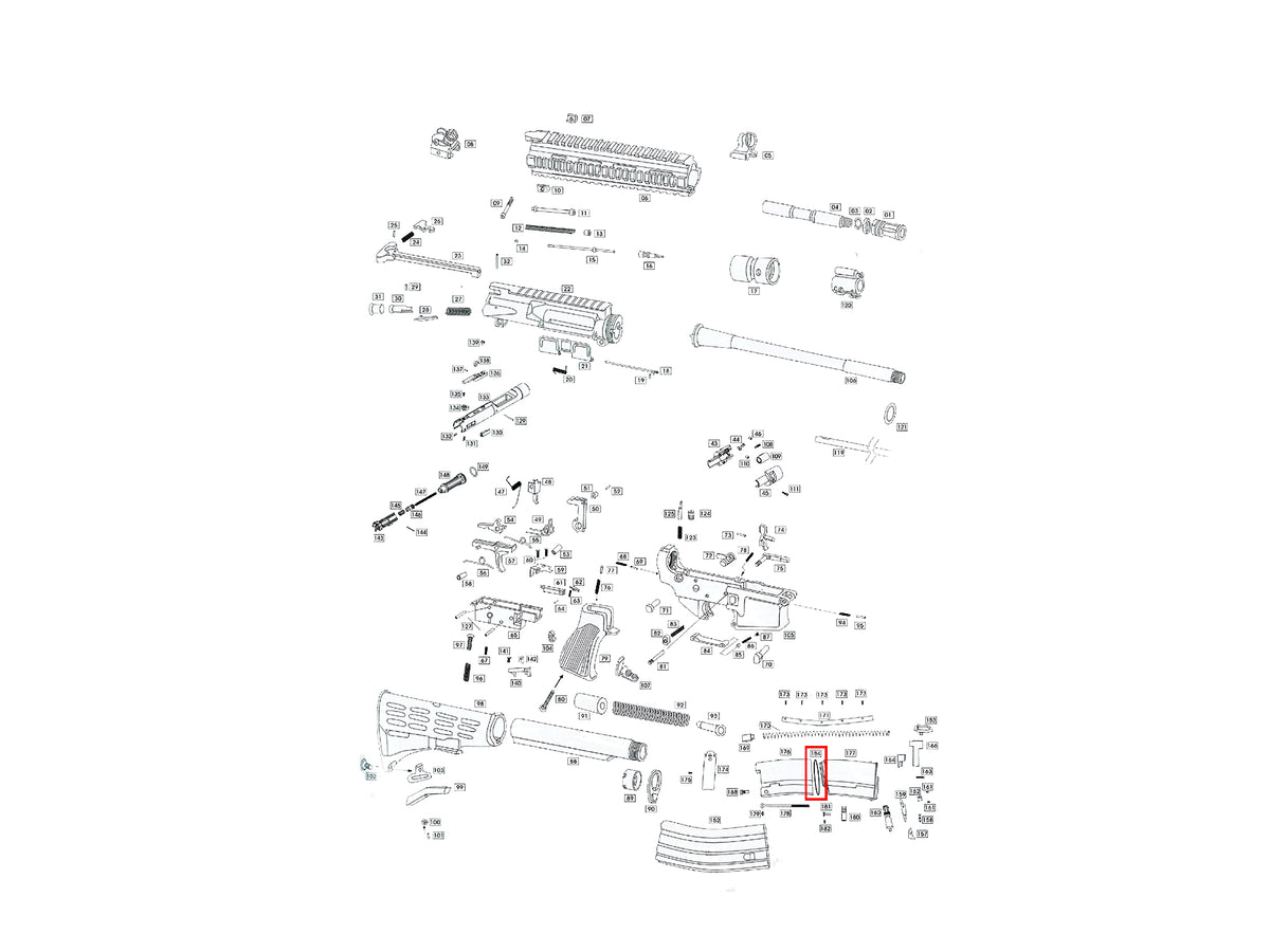 WE-4168 GBBR magasin seal