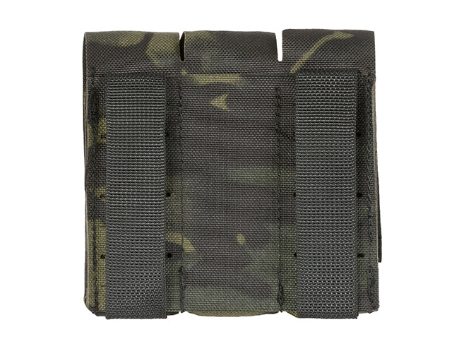 Triple Laser-Cut Pistol Magazine Pouch with Flap - MB