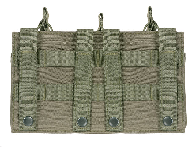 Open triple magazine pouch 7.62 - Ranger Green