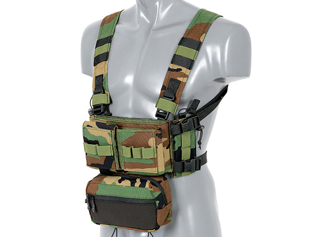 Micro MK3 Chest Rig - Woodland