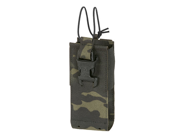Open-Top Laser Cut Radio Pouch - Multicamo Black