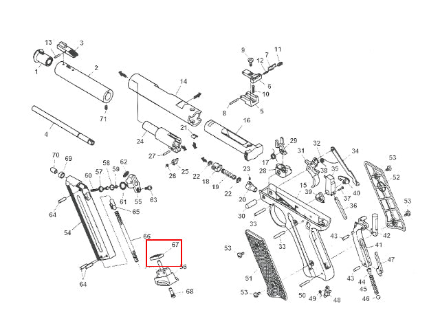 MK1 magasin base seal