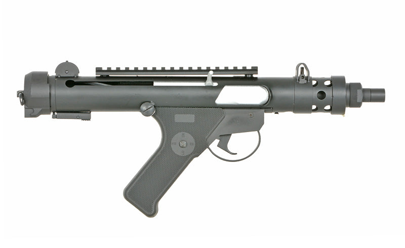 MK7 Sterling maskinpistol replica - Sort