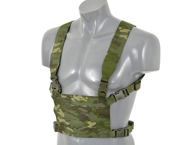 Lightweight Laser-Cut Chest Rig - Multicamo Tropic