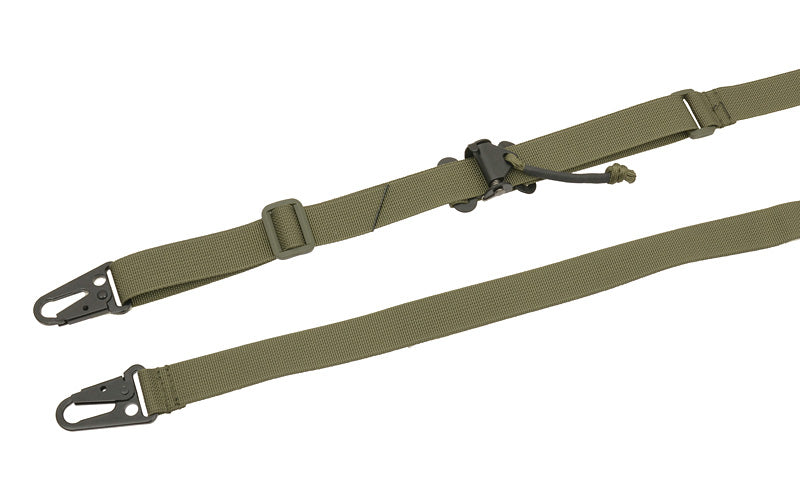 Two-point tactical sling with quick adjustment