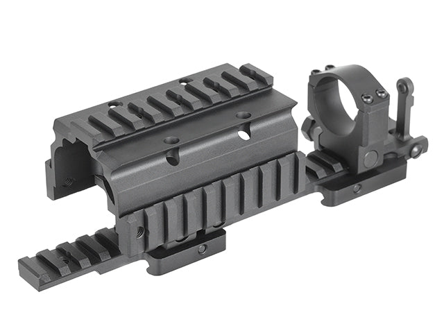 Replica Style NADS Montage 30mm Kikkertsigte Ring Assembly (7.62 Version) - Sort