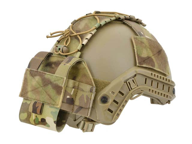 Laser-Cut Helmet Accessory Pouch - Multicamo