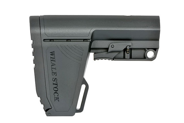 Adjustable Whale kolbe til AR-15/M4 Short - Sort