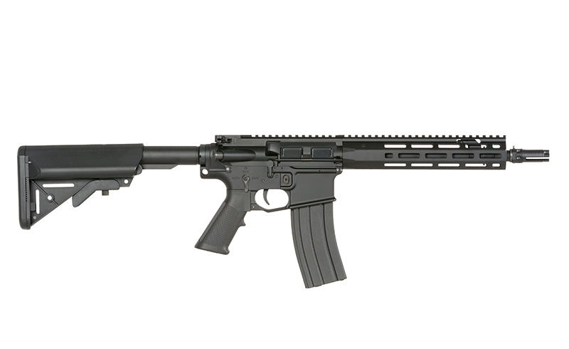 WE13 9,5" M4/AR-15 Knight's Armament Airsoft Riffel, 30 RPS, ETU - Sort