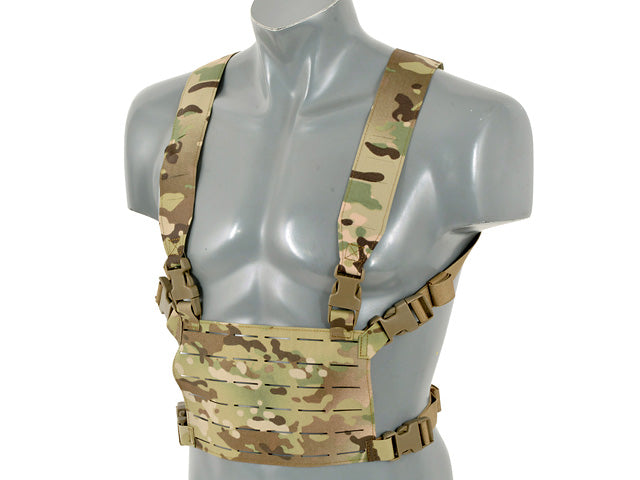 Lightweight Laser-Cut Chest Rig - Multicamo