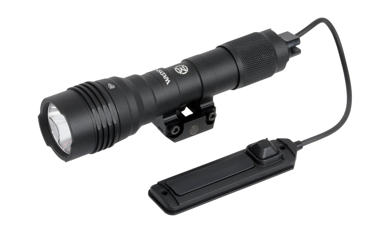 Big riffel flashlight 550lm - Sort