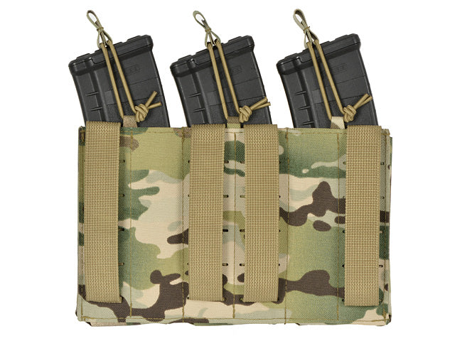 Laser-Cut Panel with 3 AK Magazine Pouches - Multicamo