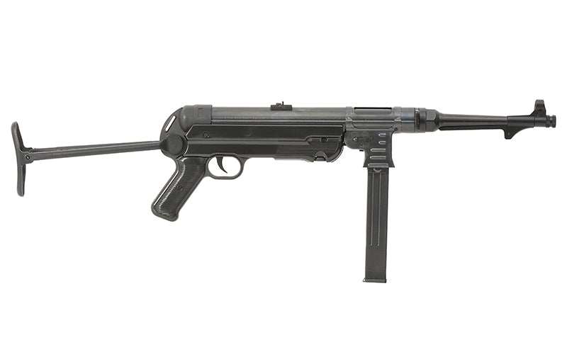 MP40 helmetal AEG maskinpistol Replica - Black/Oxidized