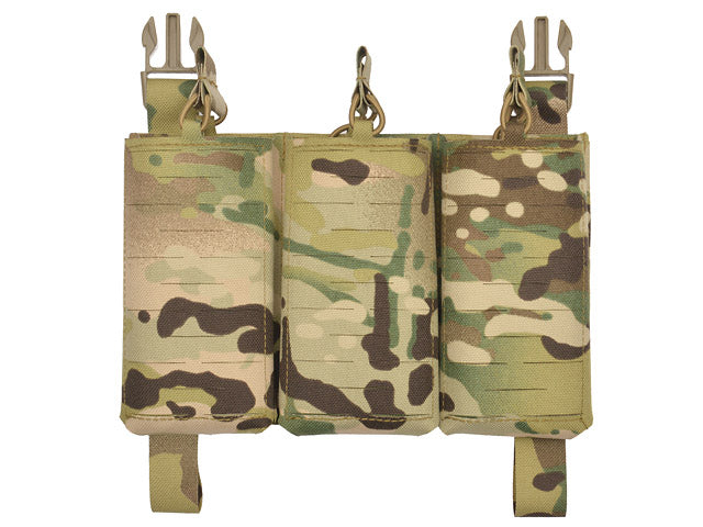Panel Buckle Up Laser-Cut for 3 AR15/AK Magazines - Multicamo