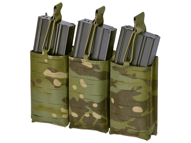 Laser-Cut Panel with 3 AR15 Magazine Pouches - MT