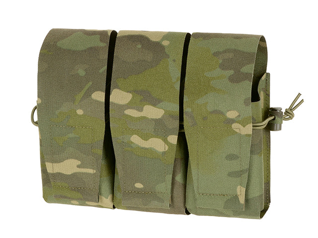 Triple Pouch for 6 AR15 Magazines, Laser Cut - Multicamo Tropic
