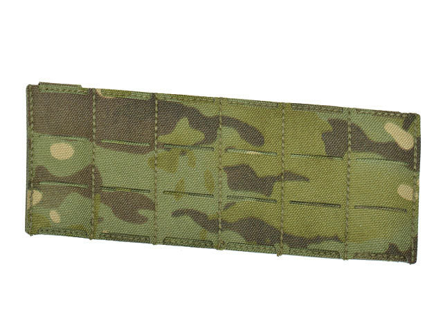 MOLLE Panel 6x3 for chest rig harness LASER CUT - Multicamo Tropic