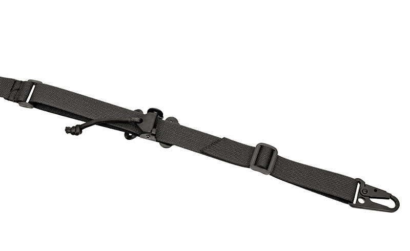 Two-point tactical sling with quick adjustment