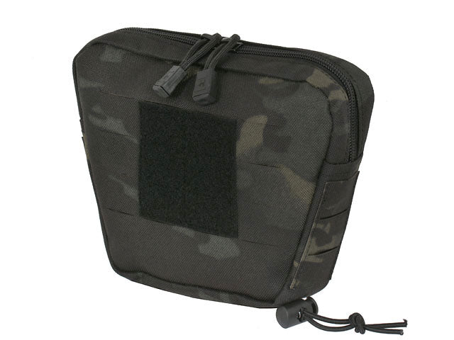 Lower utility pouch for accessories with shockcord retention, Laser Cut - Multicam Black
