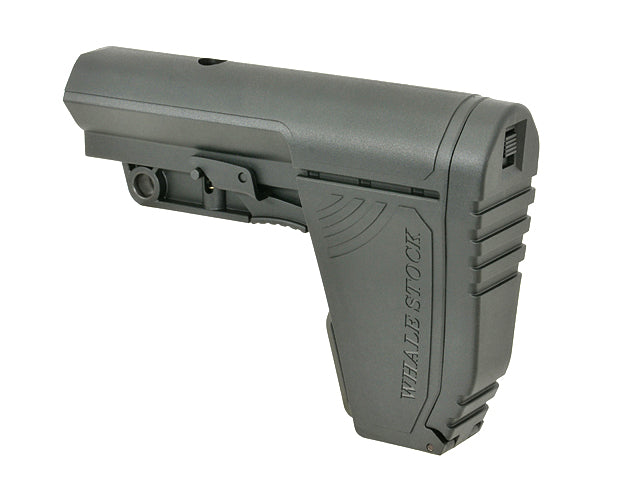 Adjustable Whale kolbe til AR-15/M4 - Sort