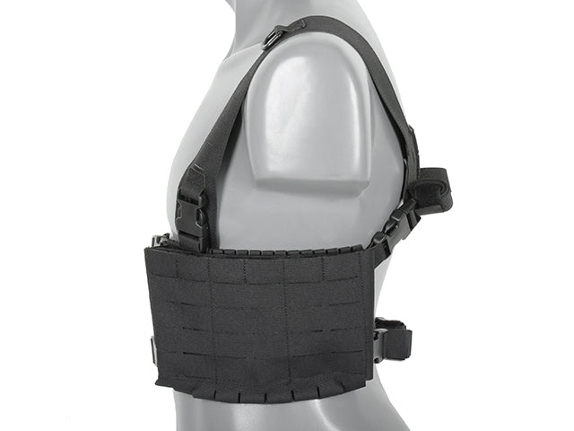 Chest Rig with Two Pouches for 6 AR / AK Magazines, Laser Cut