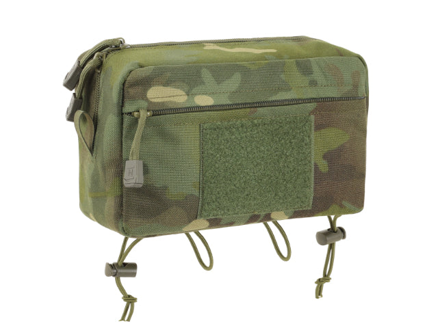 Two-Pocket Utility Pouch with Mounting Panel, Laser Cut - Multicamo Tropic