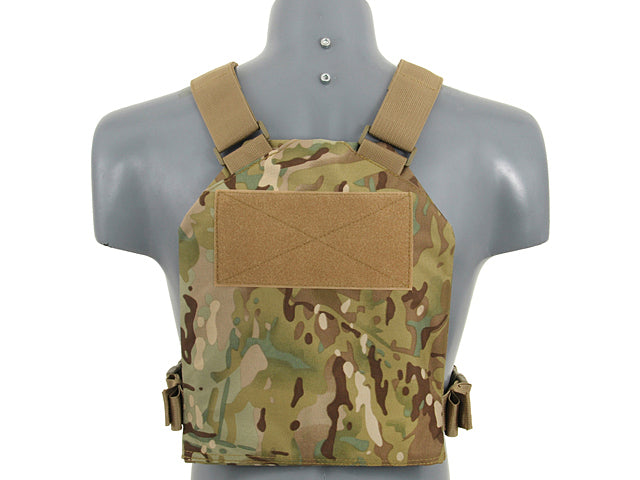 Simple Plate Carrier with Dummy Soft Armor Inserts - Multicamo