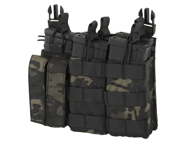 Buckle Up Triple 5.56/Pistol Pouch Panel - MB